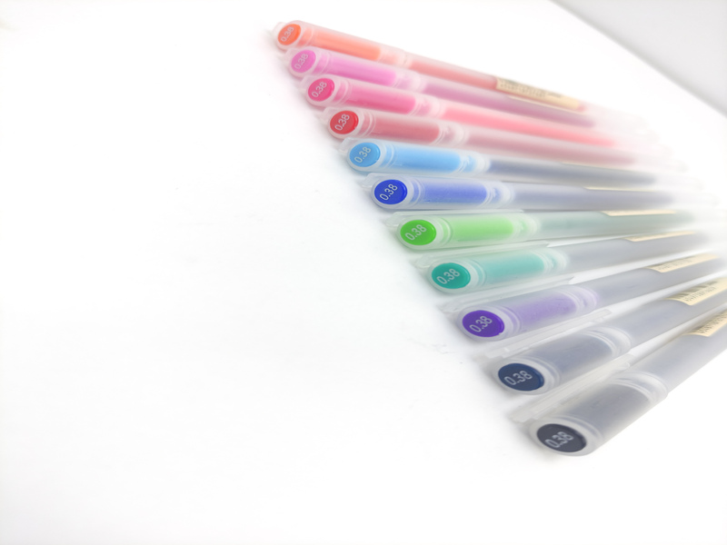 Lapicero Muji tinta gel | Set y unidad