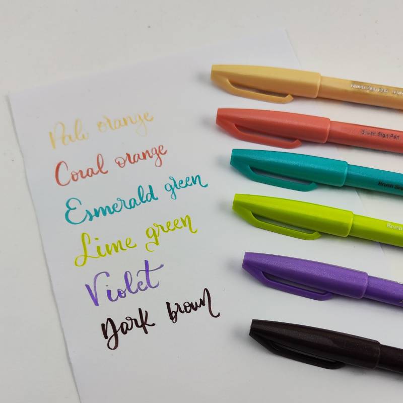 Set Pentel Touch nuevos colores 2025
