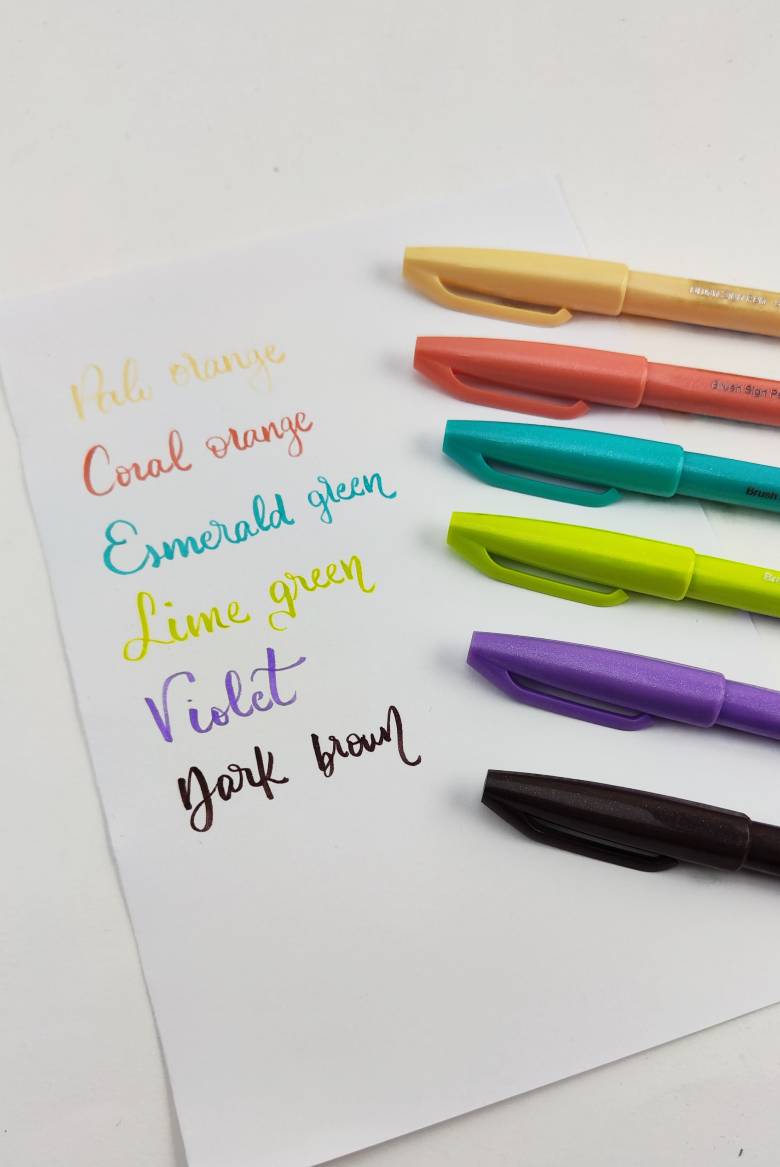Set Pentel Touch nuevos colores 2025 | Ideal para lettering y journaling