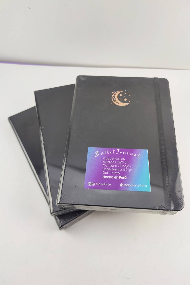 Bullet Journal - Hojas Negras DOT