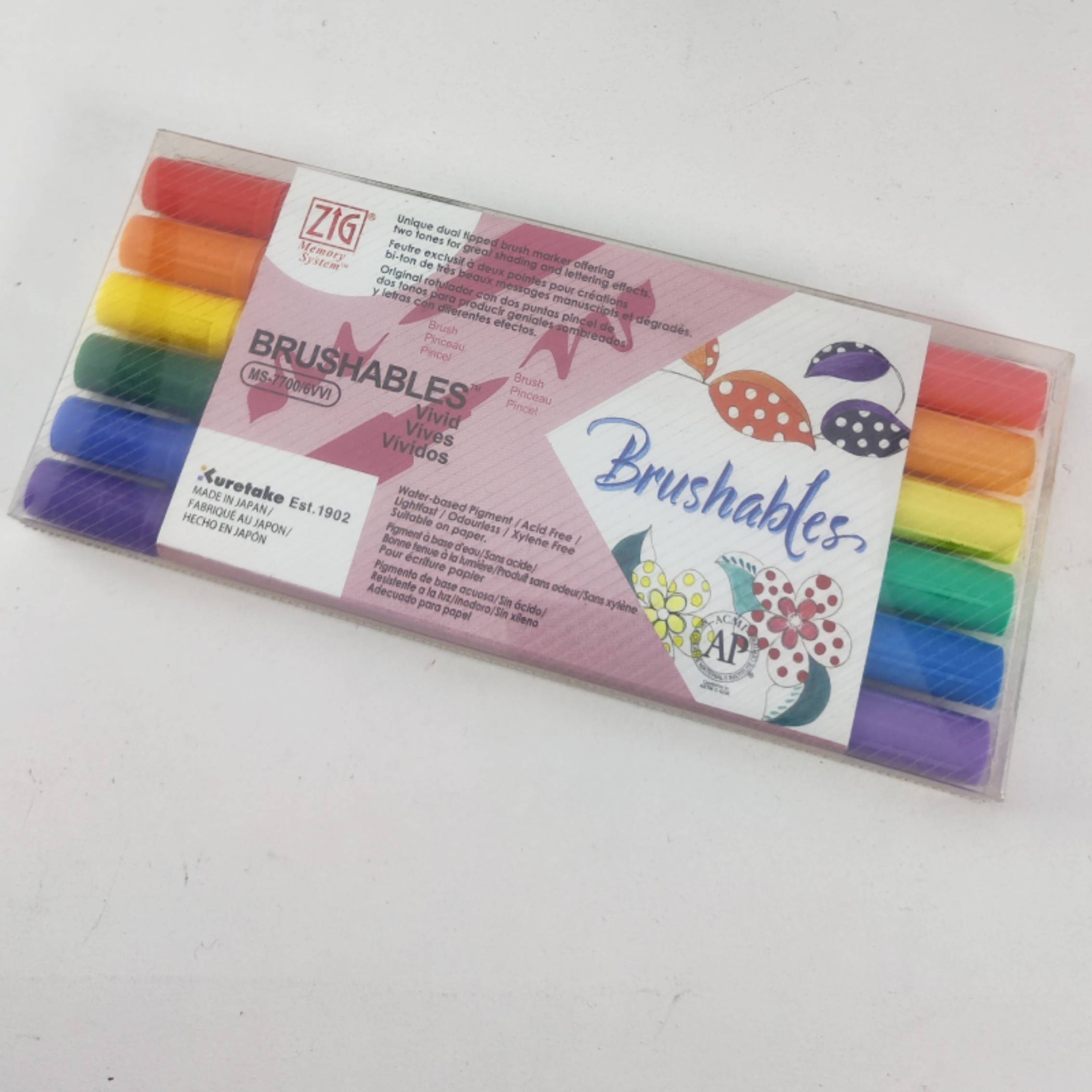 ZIG Brushables | Plumones Doble Punta Brush Pen