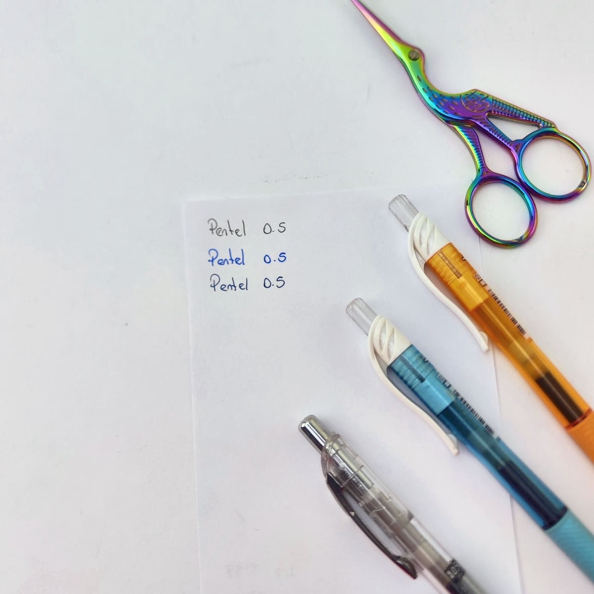 Refill Pentel EnerGel 0.5 mm | Negro, Azul y Azul Marino