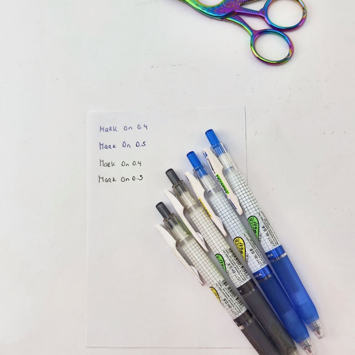 Refill Zebra Sarasa Mark On | 0.4 mm y 0.5 mm | Negro y Azul